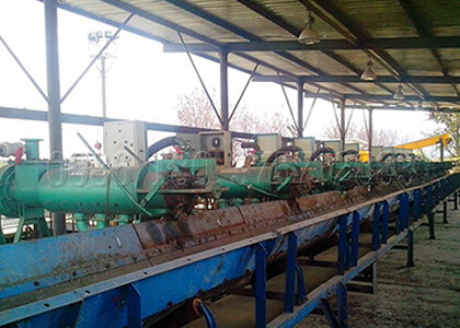 Cow Dung Processing Machine for Manure Dewatering