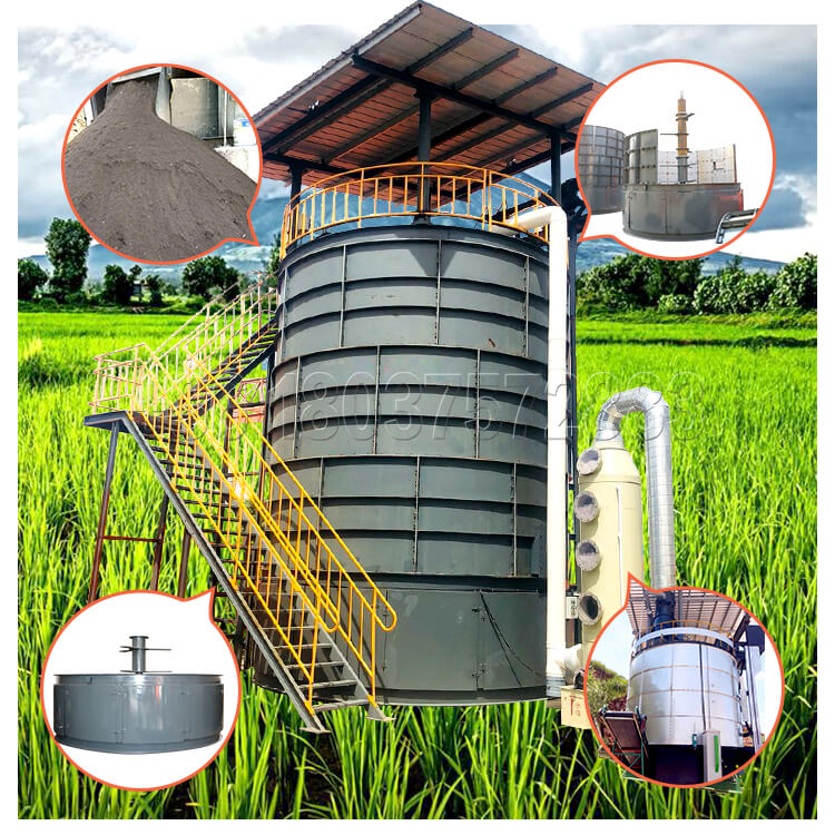 Bio composter machine for organic fertilizer production